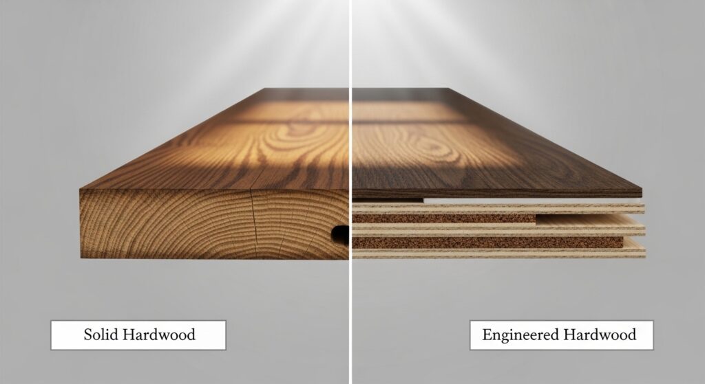 Solid vs. Engineered Hardwood