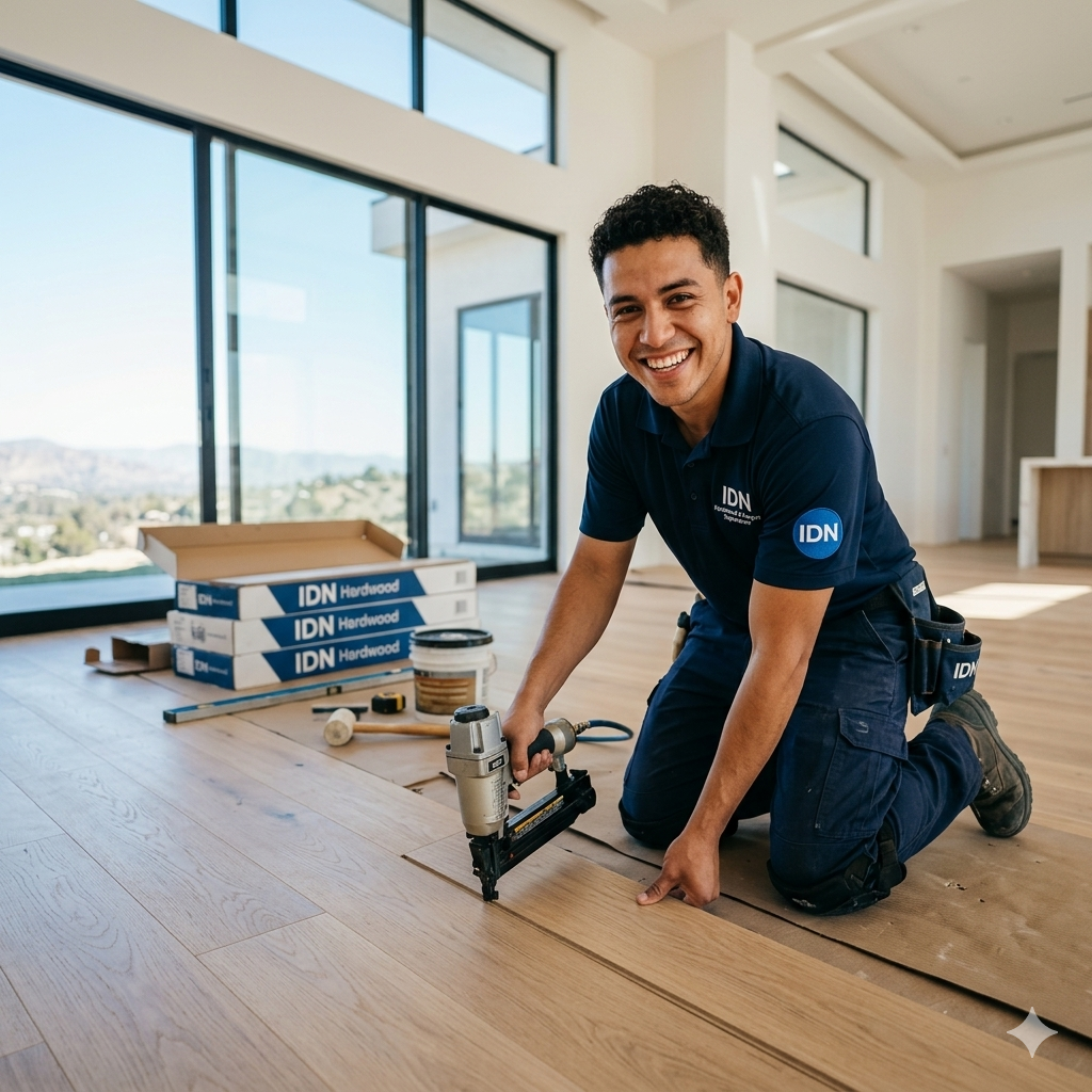 Hardwood Floor Installation