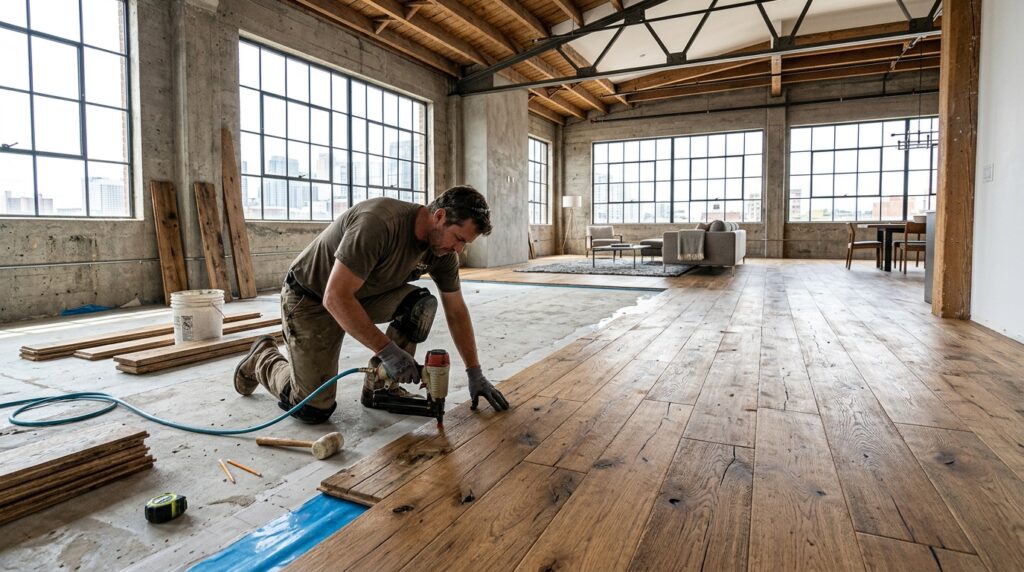 Wood Floor Installation